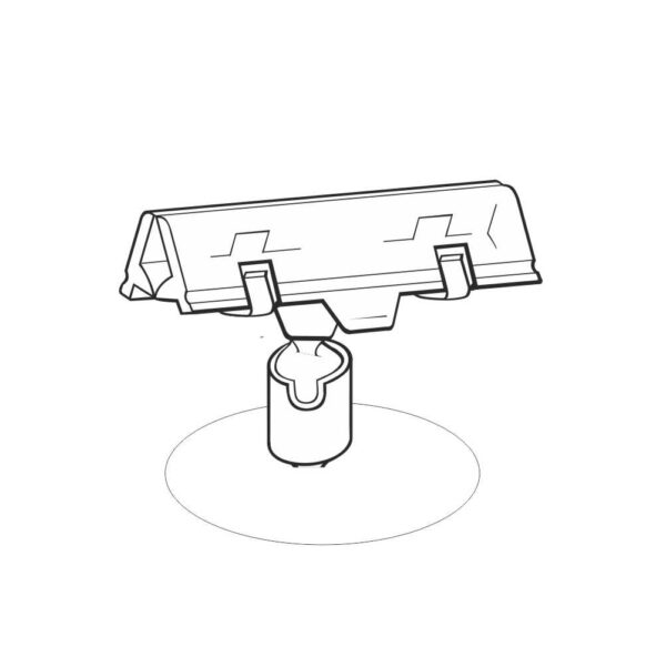 GRIP - Base autocolante + Mola larga