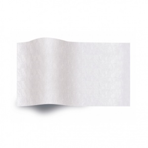 Folha de papel de seda branco
