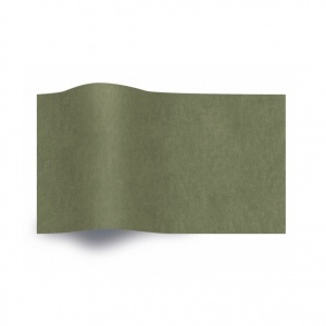 Folha de papel de seda verde